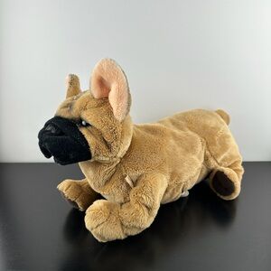 Folkmanis Puppets French Bulldog Puppy Dog Hand Puppet 15” Plush Stuffed Animal